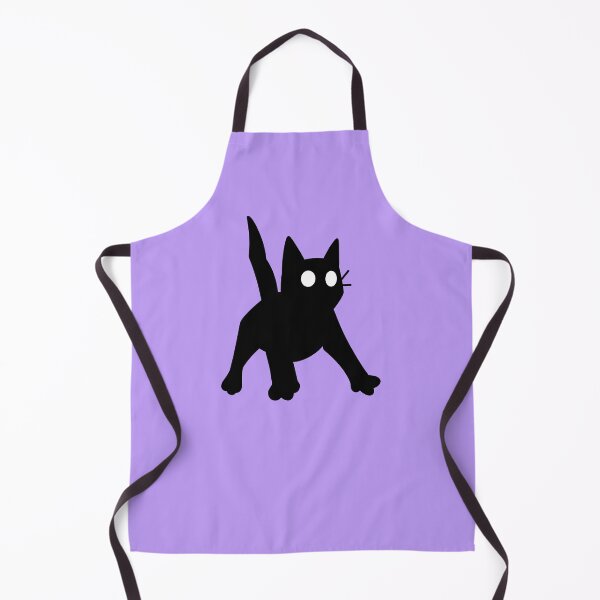 Item preview, Startled Black Cat Funny Illustration designed and sold by magdalenanegra.