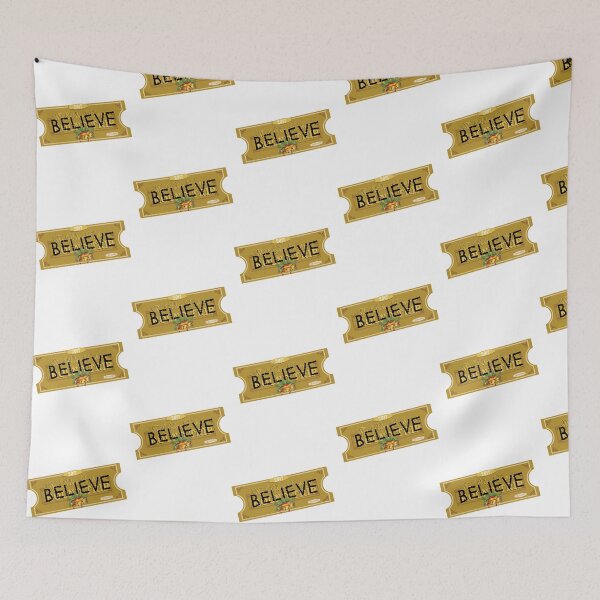 Item preview, Believe Polar Express Santa Ticket designed and sold by funkieedesigns.