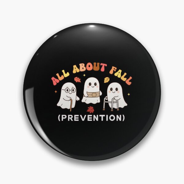 Item preview, Cute Ghosts All About Fall Prevention Retro Design designed and sold by SoyLamderma.