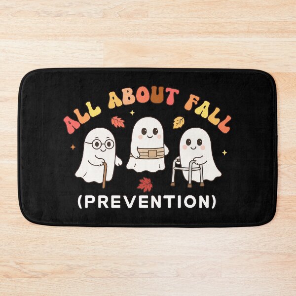 Item preview, Cute Ghosts All About Fall Prevention Retro Design designed and sold by SoyLamderma.