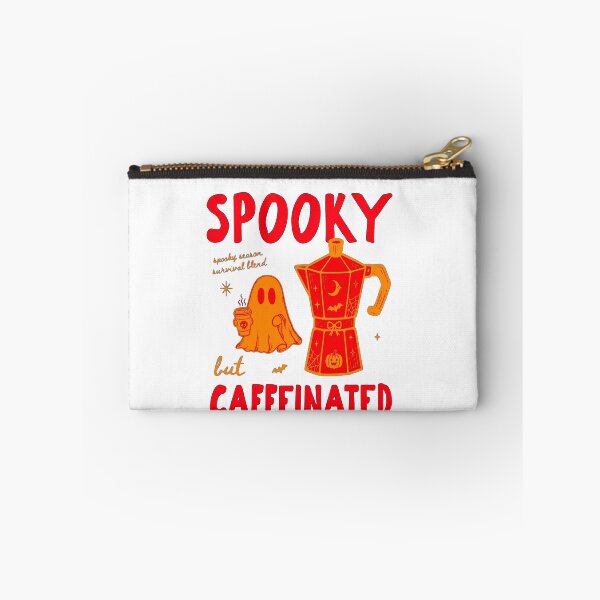 Item preview, Spooky But Caffeinated | Funny Halloween Coffee Lover Ghost Aesthetic designed and sold by inkfluenceart.
