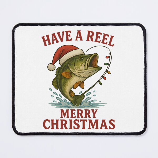 Item preview, Christmas Bass Fishing Have A Reel Merry Christmas designed and sold by HSDbyRachel.