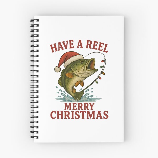 Item preview, Christmas Bass Fishing  Have A Reel Merry Christmas designed and sold by HSDbyRachel.