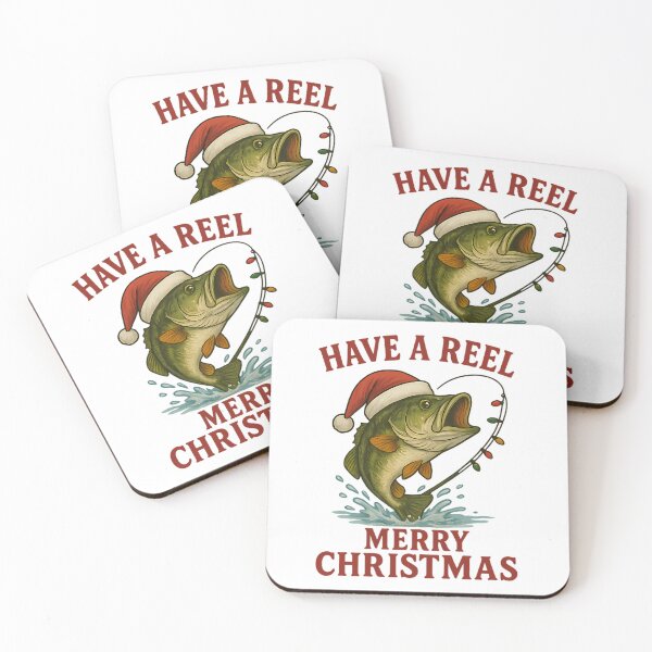 Item preview, Christmas Bass Fishing  Have A Reel Merry Christmas designed and sold by HSDbyRachel.