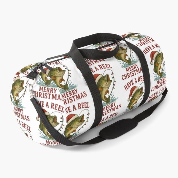 Item preview, Christmas Bass Fishing  Have A Reel Merry Christmas designed and sold by HSDbyRachel.
