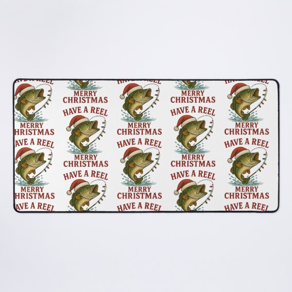 Item preview, Christmas Bass Fishing Have A Reel Merry Christmas designed and sold by HSDbyRachel.