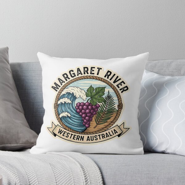 Item preview, Margaret River A Vintage Surf Wine And Forest Emblem designed and sold by SharkCoDesigns.