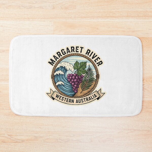 Item preview, Margaret River A Vintage Surf Wine And Forest Emblem designed and sold by SharkCoDesigns.