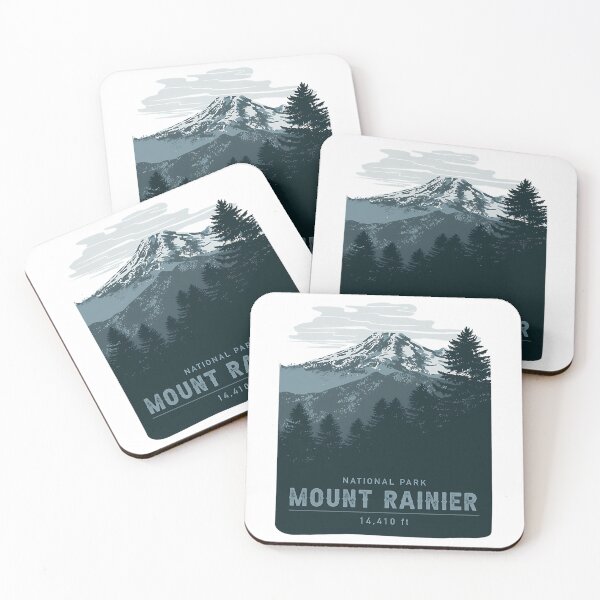 Item preview, Mount Rainier National Park Mountain designed and sold by SharkCoDesigns.