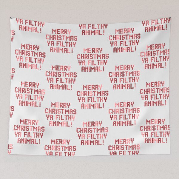 Item preview, Merry Xmas Ya Filthy Animal designed and sold by DisynePluss.
