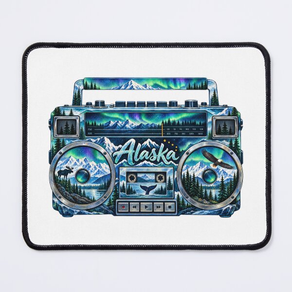 Item preview, Alaska Gen X Boom Box designed and sold by Whimspired By Paxx.
