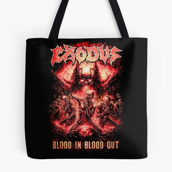 Artikelvorschau, Thrash Metal Dark Horror Exodus Blood In Blood Out Artwork entworfen und verkauft von kurgelhipo.