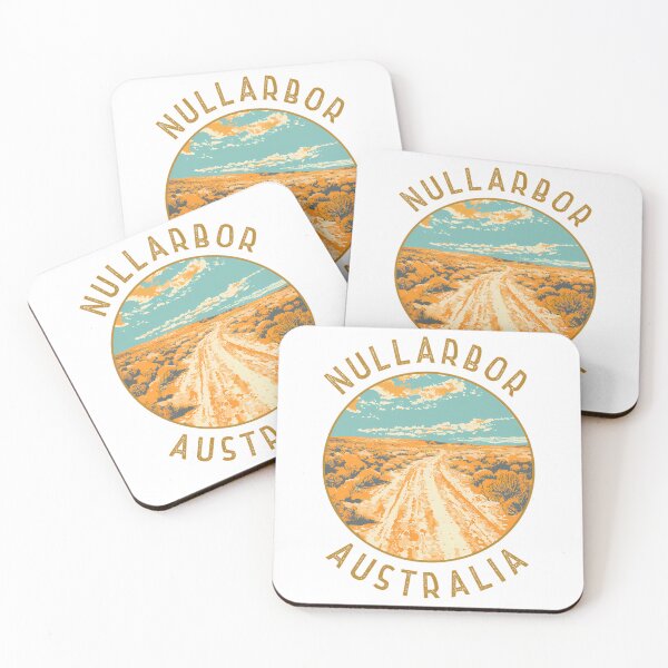 Item preview, Nullarbor National Park Australia Retro Distressed Circle designed and sold by SharkCoDesigns.