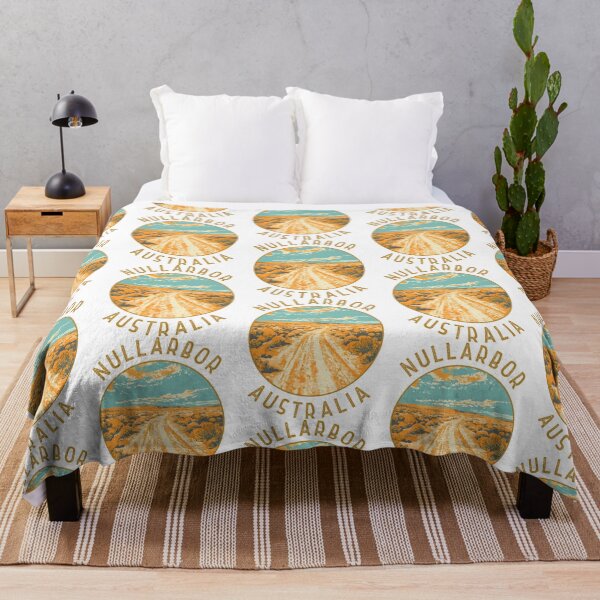 Artikelvorschau, Nullarbor-Nationalpark Australien Retro Distressed Circle entworfen und verkauft von SharkCoDesigns.