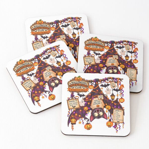 Item preview, ⚡HALLOWEEN OVERACHIEVERS CLUB - Bertie Bat's Hanging Decorations Department designed and sold by WheelieGdArt.