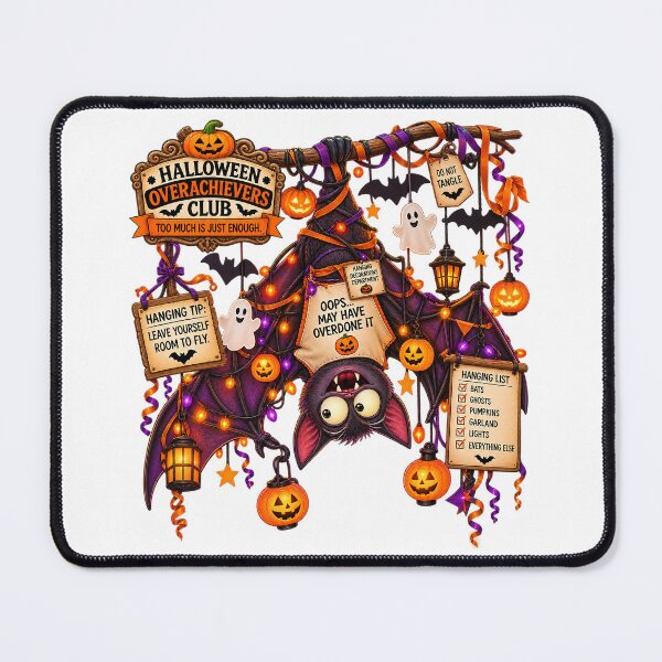 Item preview, ⚡HALLOWEEN OVERACHIEVERS CLUB - Bertie Bat's Hanging Decorations Department designed and sold by WheelieGdArt.