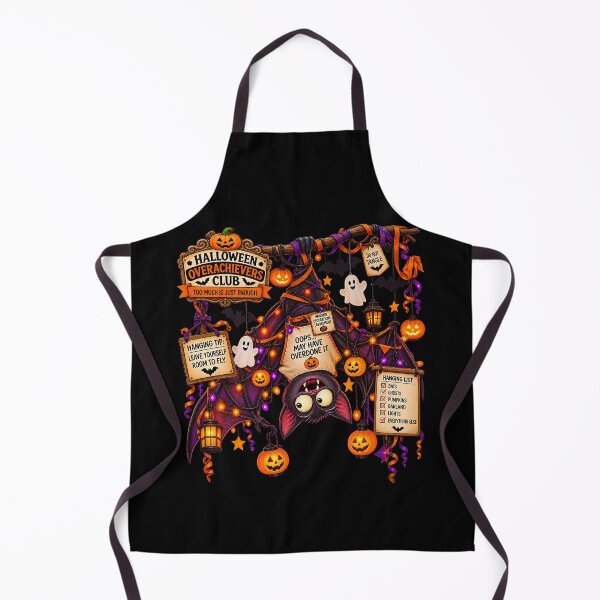 Item preview, ⚡HALLOWEEN OVERACHIEVERS CLUB - Bertie Bat's Hanging Decorations Department - dark version designed and sold by WheelieGdArt.