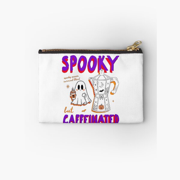 Item preview,  Spooky But Caffeinated | Funny Halloween Coffee Lover Ghost Aesthetic designed and sold by inkfluenceart.