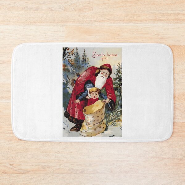 Item preview, Santa Hates You - Funny Mean Vintage Christmas Card designed and sold by DisynePluss.