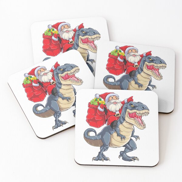 Item preview, Santa Riding Dinosaur T Rex T Shirt Christmas Gifts X-Mas Kids Boys Girls Man Women designed and sold by DisynePluss.
