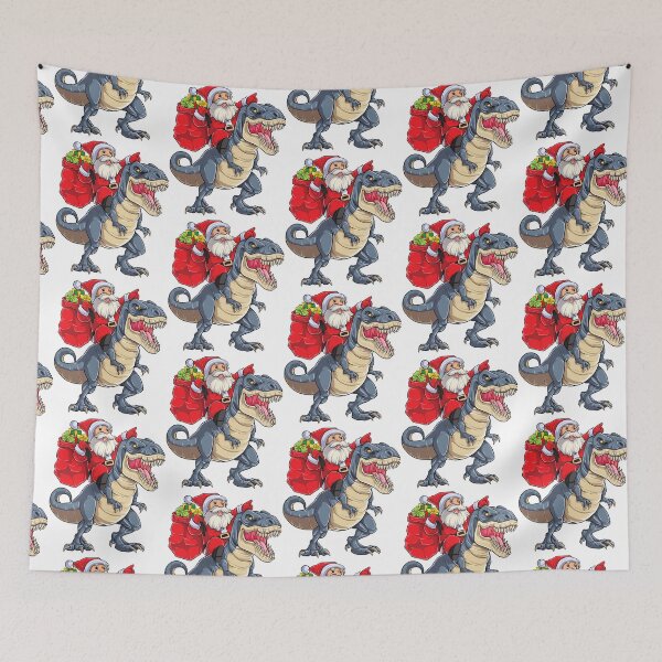 Item preview, Santa Riding Dinosaur T Rex T Shirt Christmas Gifts X-Mas Kids Boys Girls Man Women designed and sold by DisynePluss.