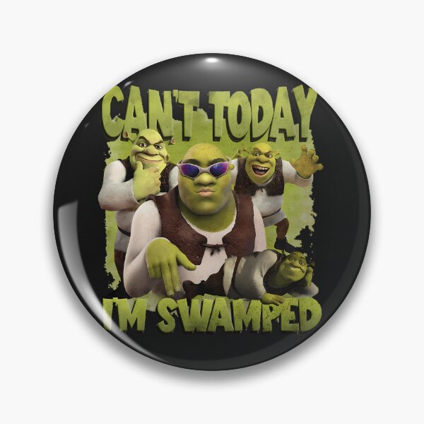 Item preview, Can'T Today I'M Swamped Shrek designed and sold by 47monkeys.