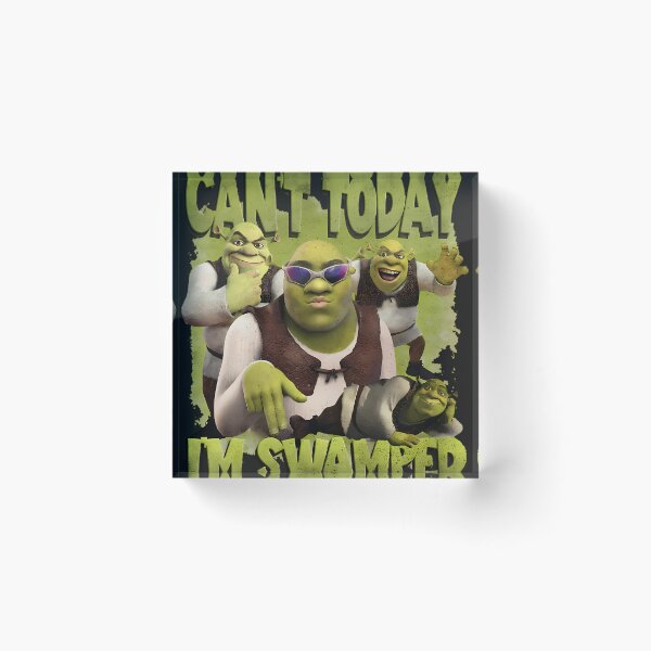Item preview, Can'T Today I'M Swamped Shrek designed and sold by 47monkeys.