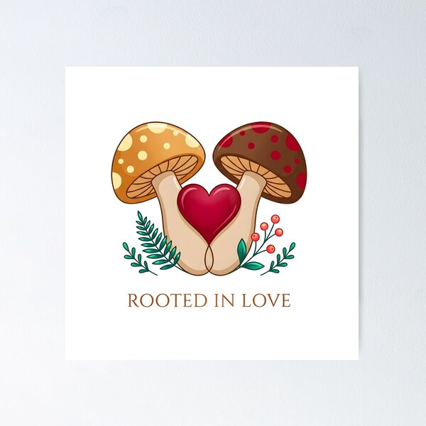 Item preview, Rooted in Love – Forest Fungi & Nature designed and sold by Nuvoro Eco Awareness.