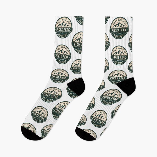 Item preview, Pikes Peak Summit Badge Colorado Vintage Mountain Design designed and sold by SharkCoDesigns.