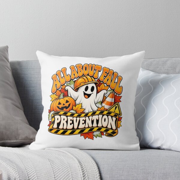 Item preview, All About Fall Prevention Ghost Pumpkin Autumn designed and sold by SoyLamderma.