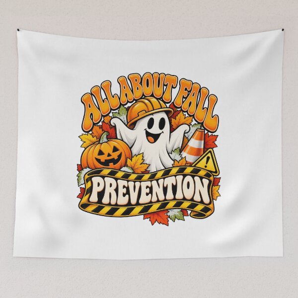 Item preview, All About Fall Prevention Ghost Pumpkin Autumn designed and sold by SoyLamderma.