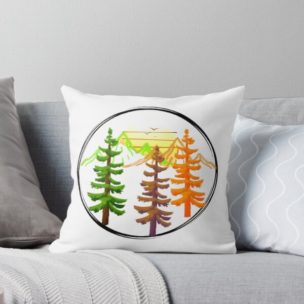 Item preview, Premium Retro Pine Forest  Mountain Sunset - Unique Gift For Adventurers designed and sold by SharkCoDesigns.