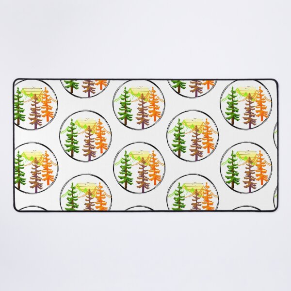 Item preview, Premium Retro Pine Forest Mountain Sunset - Unique Gift For Adventurers designed and sold by SharkCoDesigns.