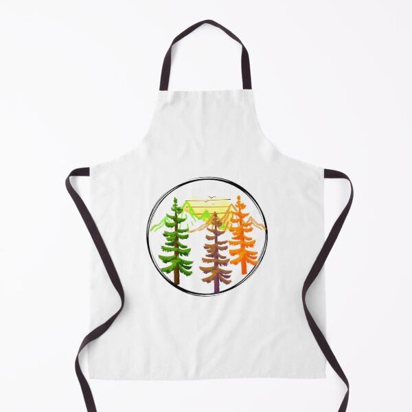 Item preview, Premium Retro Pine Forest Mountain Sunset - Unique Gift For Adventurers designed and sold by SharkCoDesigns.