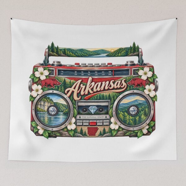 Item preview, Arkansas Gen X Boom Box designed and sold by Whimspired By Paxx.