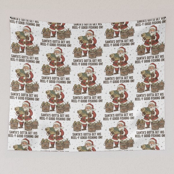 Item preview, Gone Fishing Be Back By Christmas designed and sold by HSDbyRachel.