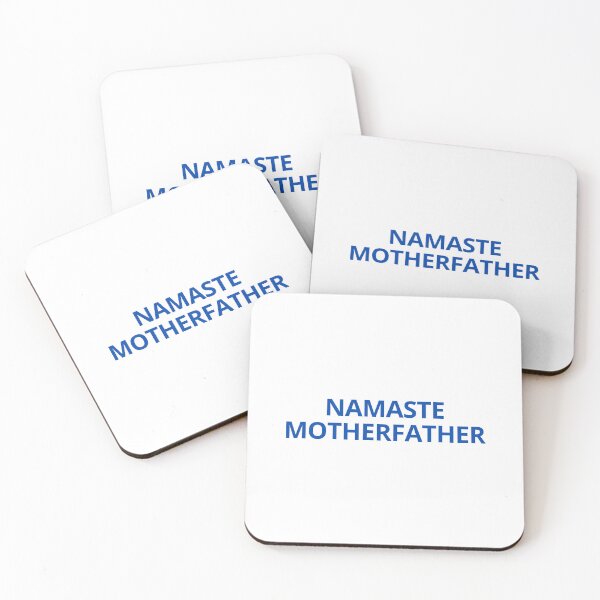 Item preview, NAMASTE MOTHERFATHER designed and sold by SWETA HALDER.