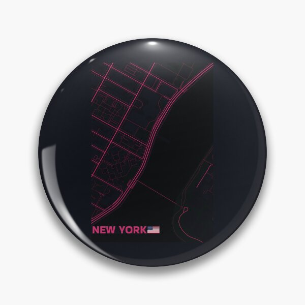 Item preview, New York USA City Map #12 designed and sold by Thistle-TShop.