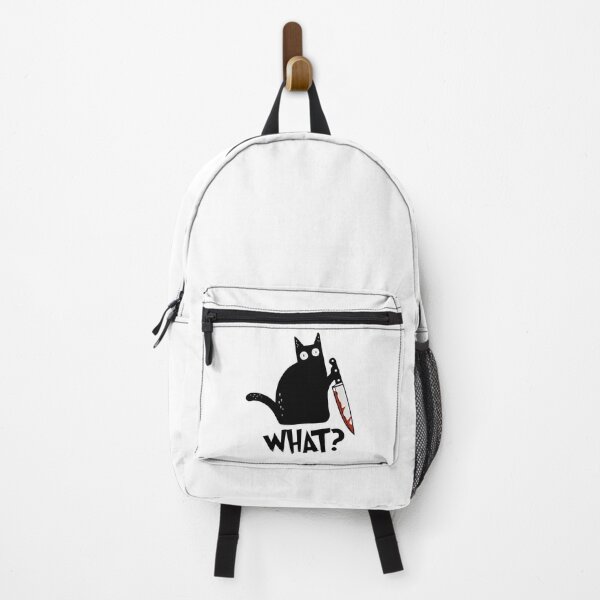 Item preview, Cat What Murderous Black Cat With Knife designed and sold by MayaloveStores.