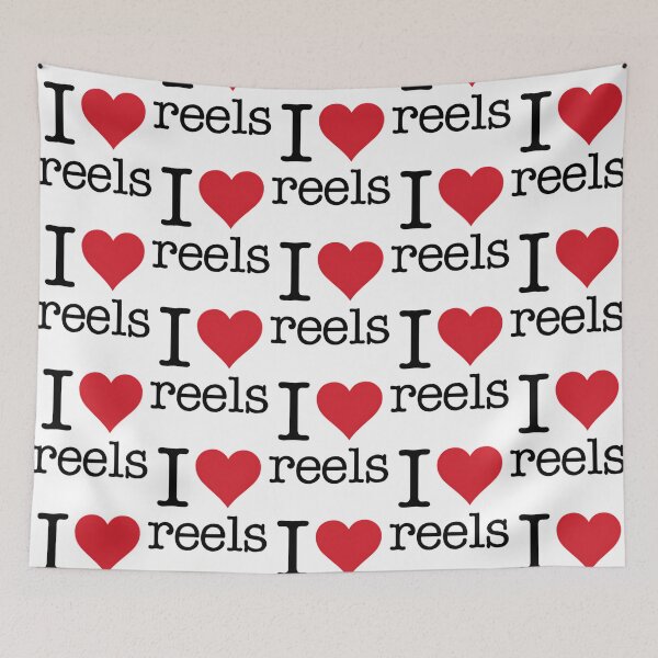 Item preview, I Love Reels  designed and sold by HSDbyRachel.