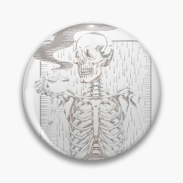 Item preview, Skeleton Drinking Coffee Caffeine Skull Coffee Lover T-Shirt designed and sold by shop-insider.