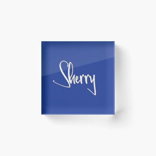 Item preview, SHERRY personalized type design designed and sold by CharlottePlaceArt.