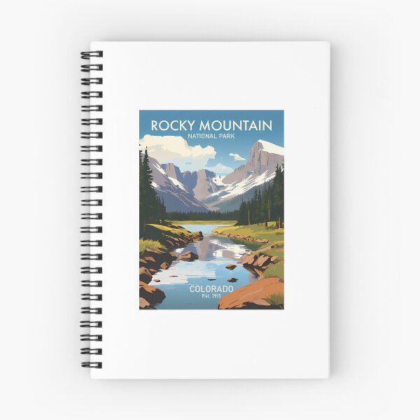 Item preview, Rocky Mountain National Park Landscape Travel Art designed and sold by SharkCoDesigns.