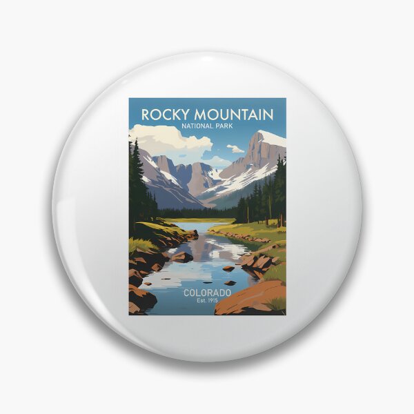 Item preview, Rocky Mountain National Park Landscape Travel Art designed and sold by SharkCoDesigns.