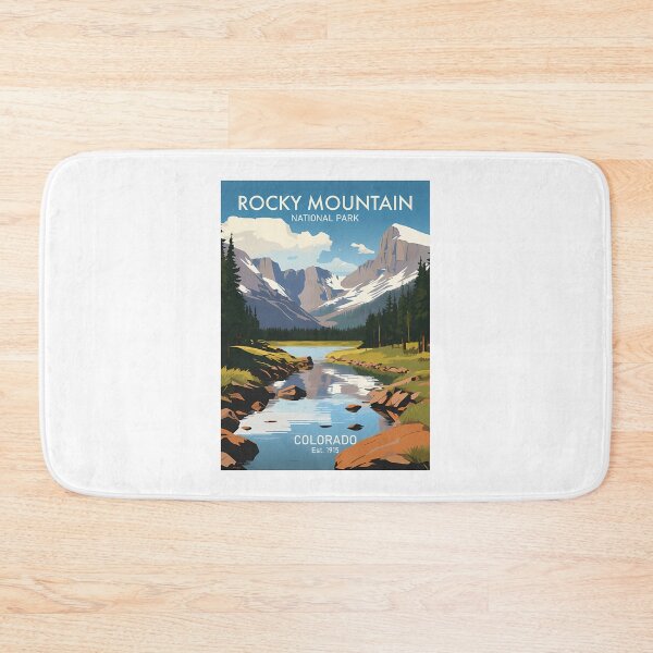 Item preview, Rocky Mountain National Park Landscape Travel Art designed and sold by SharkCoDesigns.