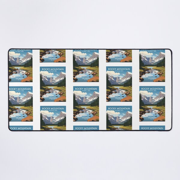 Item preview, Rocky Mountain National Park Landscape Travel Art designed and sold by SharkCoDesigns.