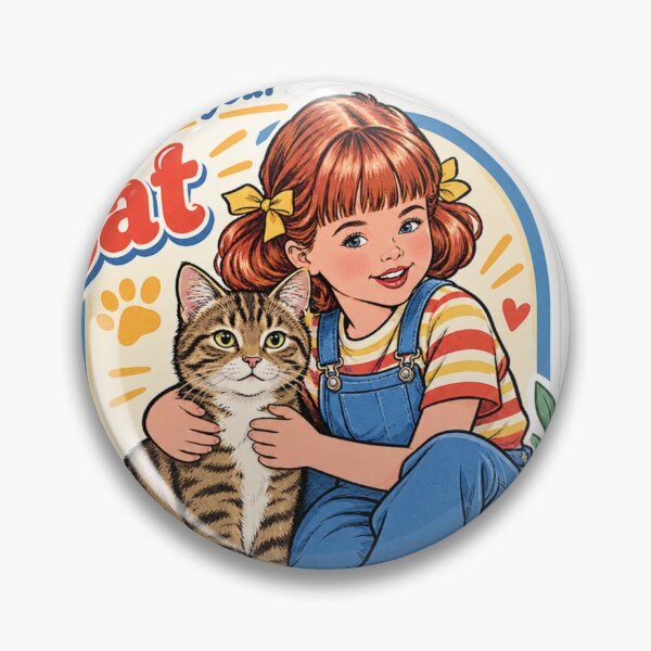 Item preview, Vintage Caring For Your Cat Retro Cute Cat Lover Aesthetic Sticker designed and sold by PRIME4YOU.