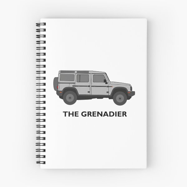 Item preview, The Grenadier Off-Road Vehicle (Gray  Lettering) designed and sold by SharkCoDesigns.