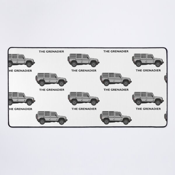 Item preview, The Grenadier Off-Road Vehicle (Gray Lettering) designed and sold by SharkCoDesigns.