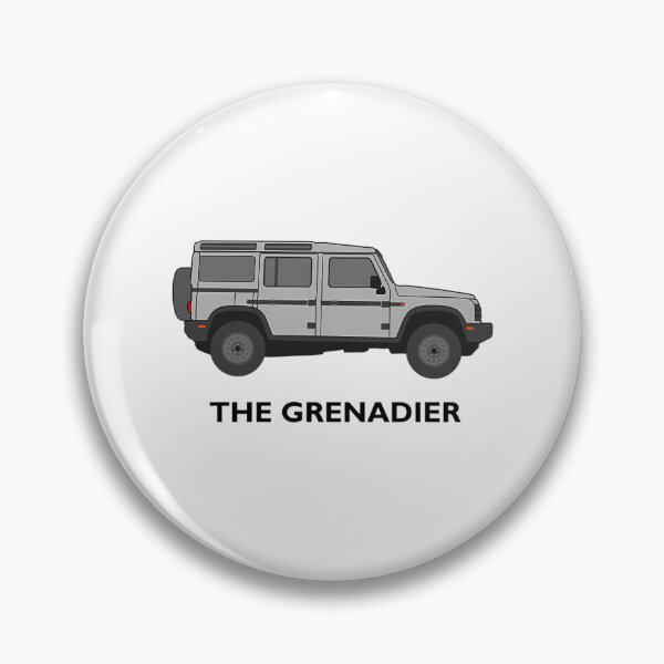 Item preview, The Grenadier Off-Road Vehicle (Gray  Lettering) designed and sold by SharkCoDesigns.